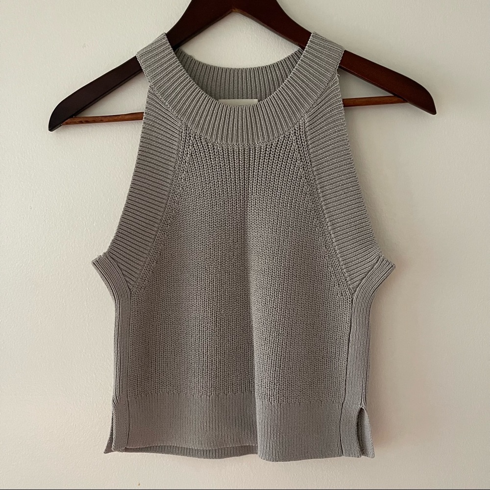 Wilfred Scuplt Knit Halter Tank